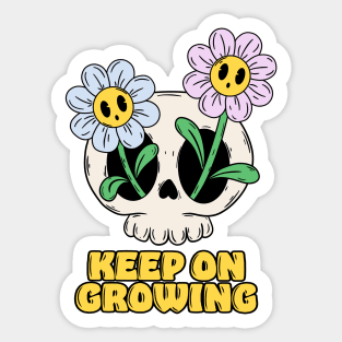 Keep on growing Sticker